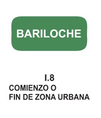 fin zona urbana