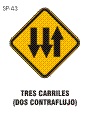 tres carriles