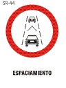 espaciamiento