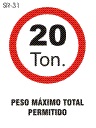 peso maximo permitido