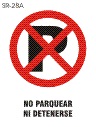 prohibido estacionar y detenerse