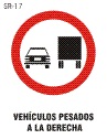 vehiculo pesado a la derecha