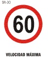 velocidad maxima 60